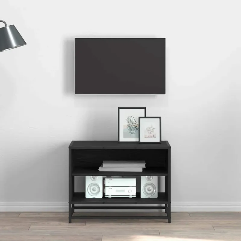 TV vienetai Juodas ąžuolas 61 x 40 x 46 cm Apdirbta mediena