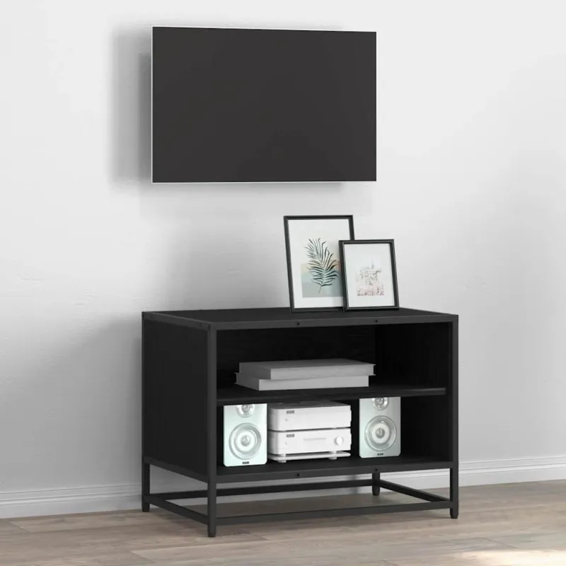 TV vienetai Juodas ąžuolas 61 x 40 x 46 cm Apdirbta mediena