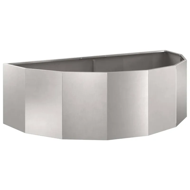 Lovelis Sidabro 120 x 60 x 35 cm Nerūdijantis Plienas