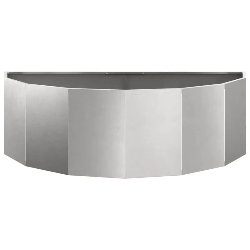 Lovelis Sidabro 120 x 60 x 35 cm Nerūdijantis Plienas