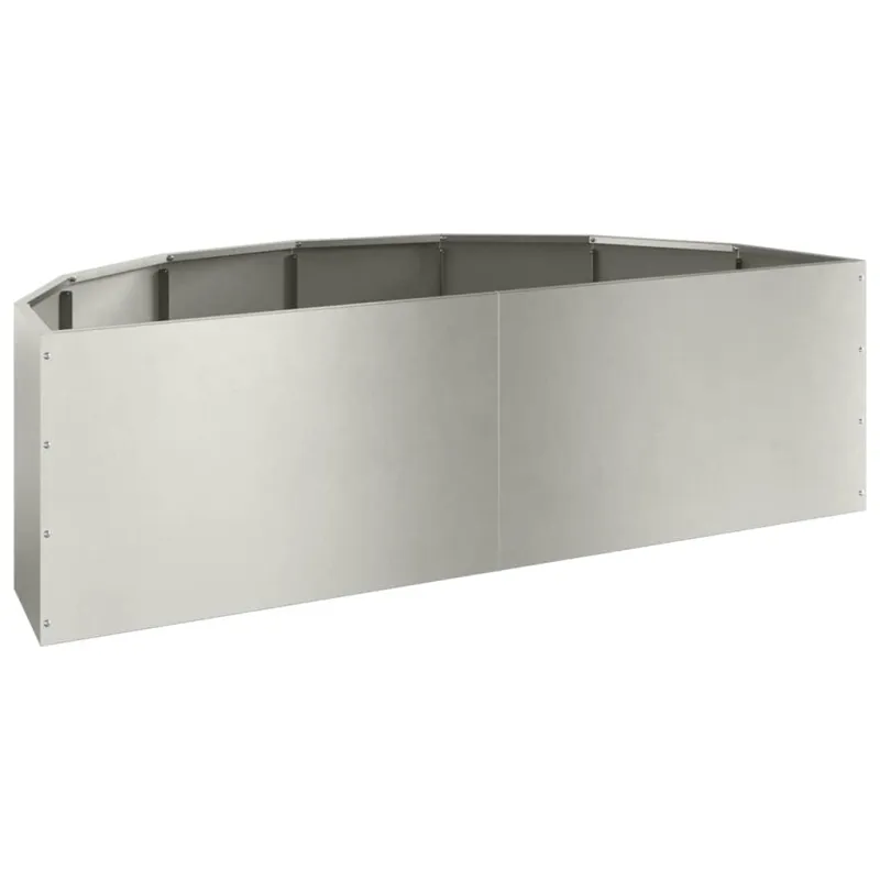 Lovelis Sidabro 120 x 60 x 35 cm Nerūdijantis Plienas