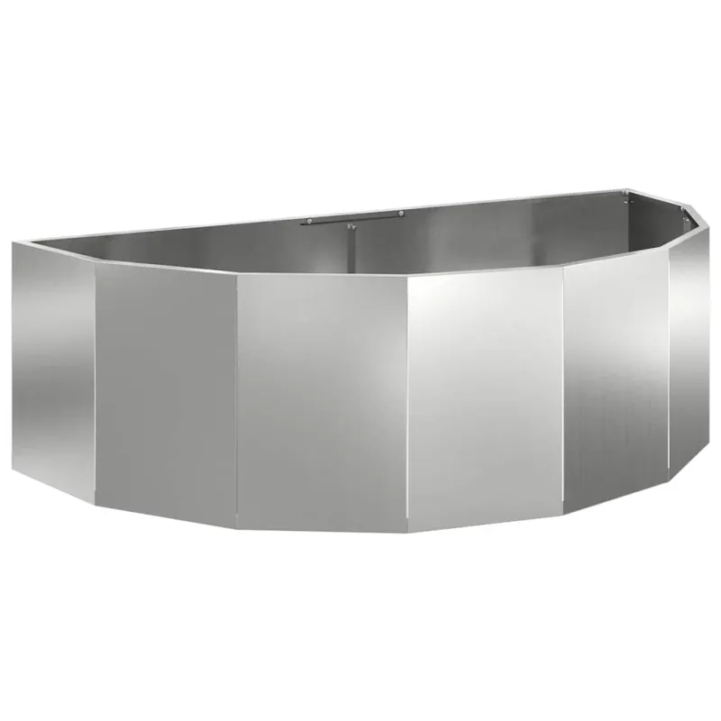 Lovelis Sidabro 120 x 60 x 35 cm Cinkuota plienas