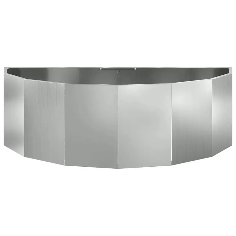 Lovelis Sidabro 120 x 60 x 35 cm Cinkuota plienas