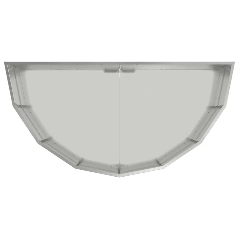 Lovelis Sidabro 120 x 60 x 35 cm Cinkuota plienas