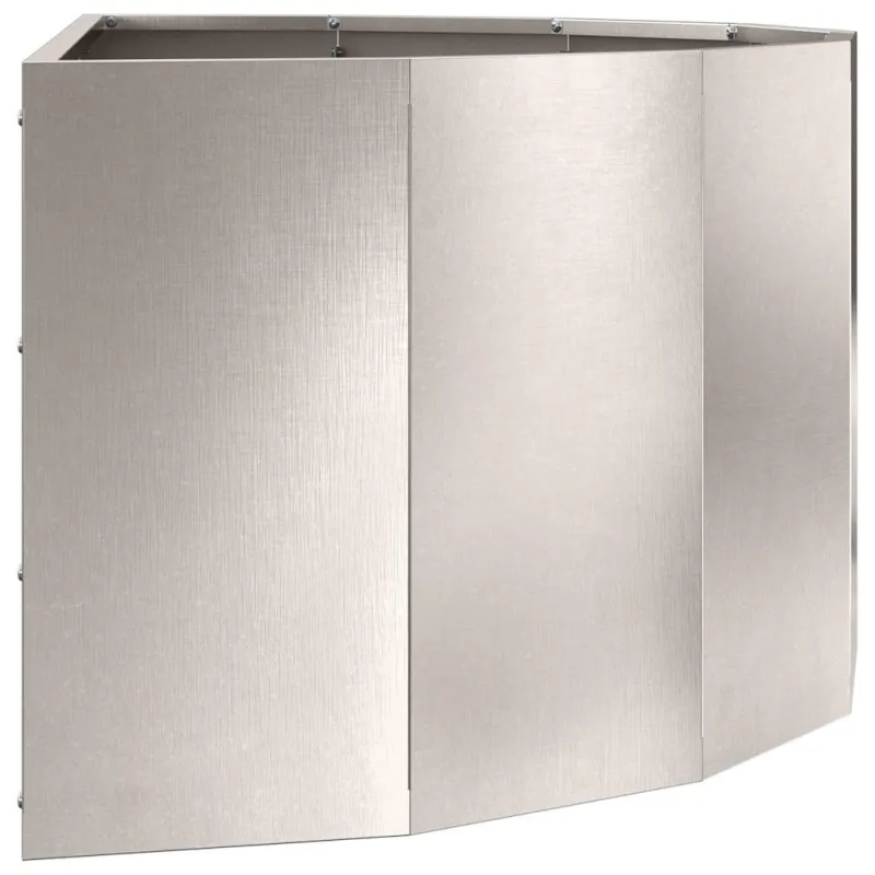 Lovelis Sidabro 90 x 45 x 35 cm Nerūdijantis Plienas