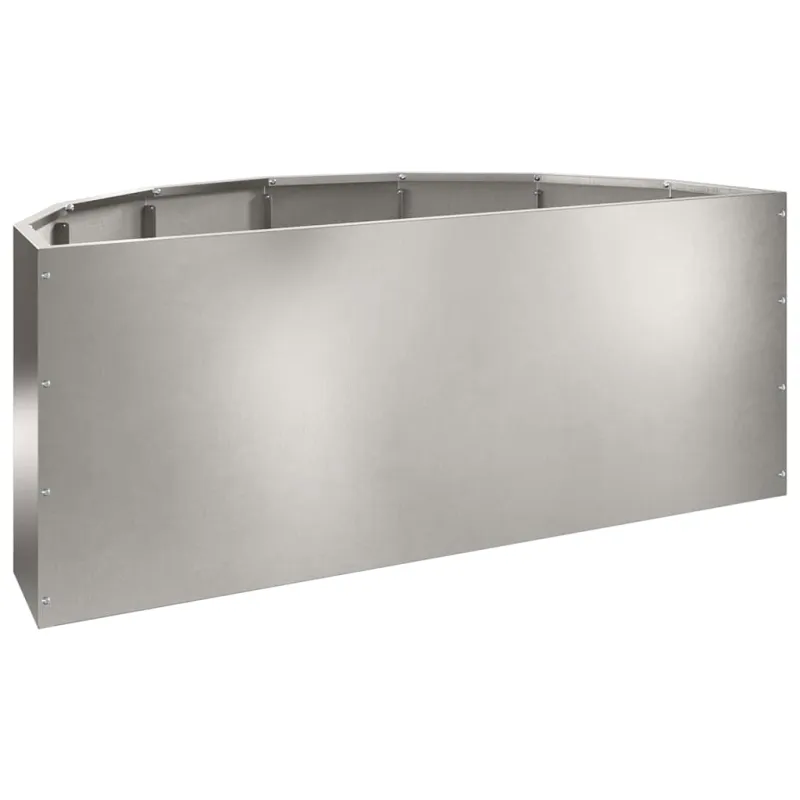 Lovelis Sidabro 90 x 45 x 35 cm Nerūdijantis Plienas