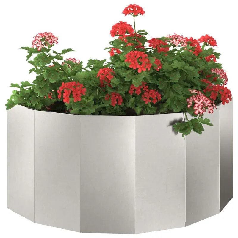 Lovelis Sidabro 120 x 60 x 50 cm Nerūdijantis Plienas