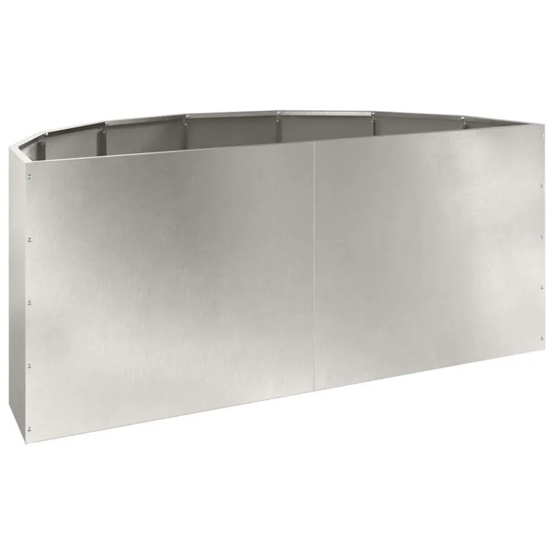 Lovelis Sidabro 120 x 60 x 50 cm Nerūdijantis Plienas