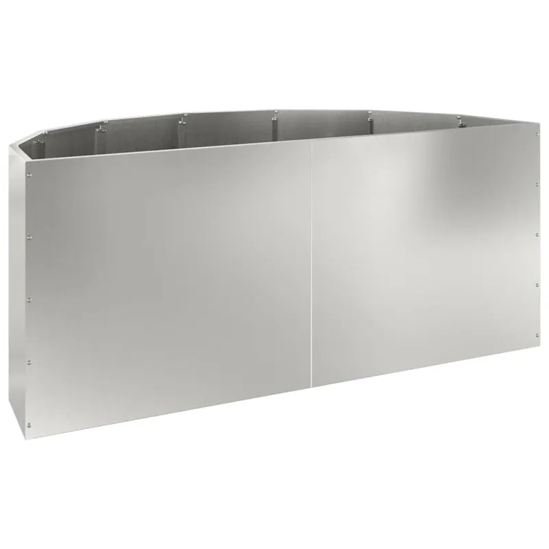 Lovelis Sidabro 120 x 60 x 50 cm Cinkuota plienas