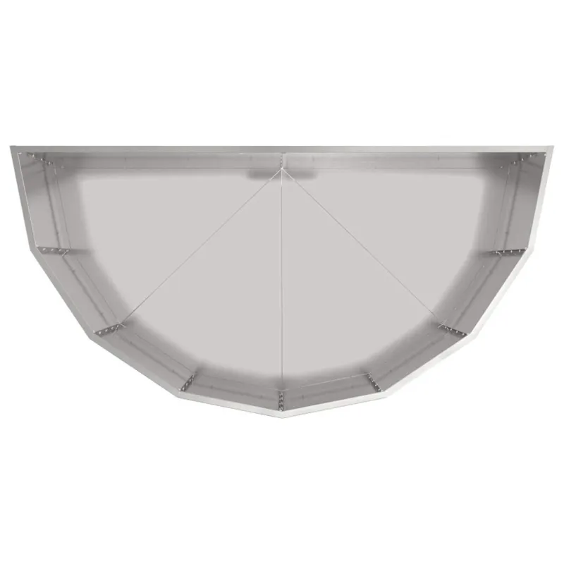 Lovelis Sidabro 120 x 60 x 50 cm Cinkuota plienas