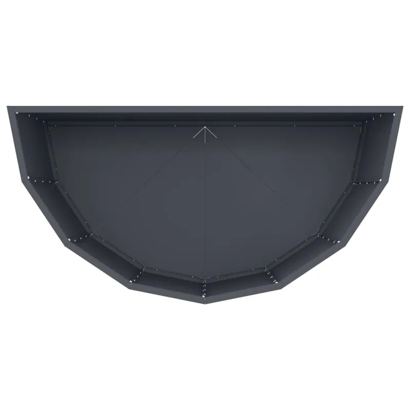 Lovelis Antracitas 90 x 45 x 50 cm Plienas