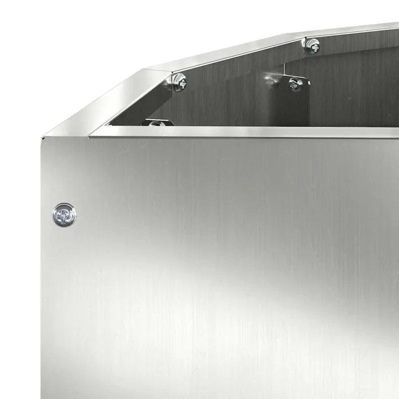 Lovelis Sidabro 60 x 30 x 50 cm Cinkuota plienas