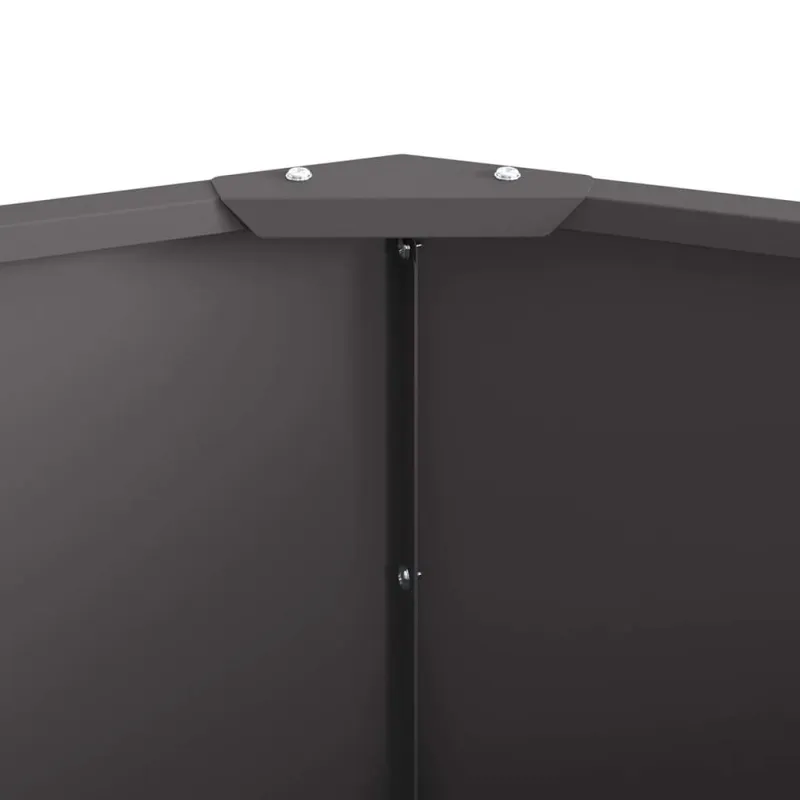 Lovelis Juoda 120 x 120 x 35 cm Plienas