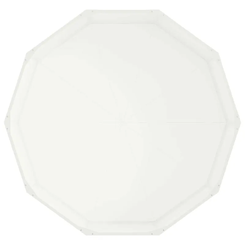 Lovelis Balta 120 x 120 x 35 cm Plienas