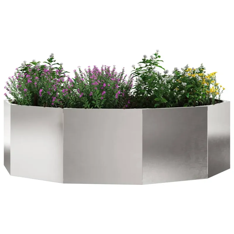 Lovelis Sidabro 120 x 120 x 35 cm Nerūdijantis Plienas