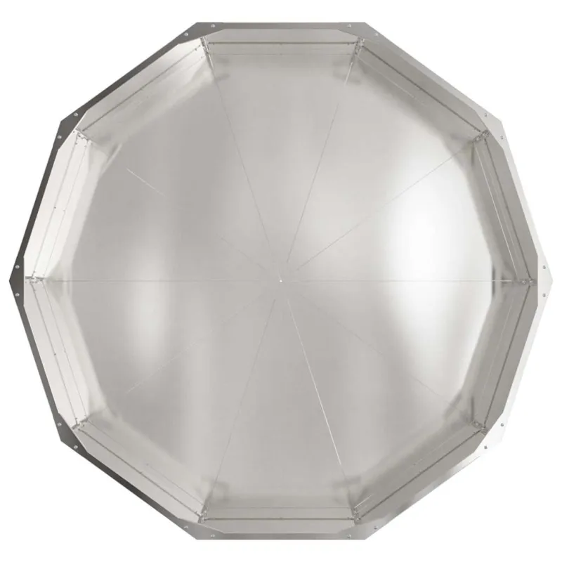 Lovelis Sidabro 120 x 120 x 35 cm Nerūdijantis Plienas