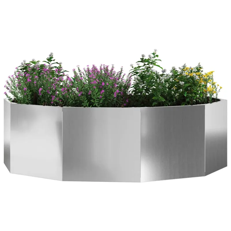 Lovelis Sidabro 120 x 120 x 35 cm Cinkuota plienas