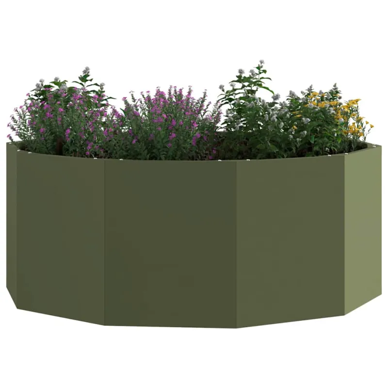 Lovelis Alyvuogių žalia 90 x 90 x 35 cm Plienas