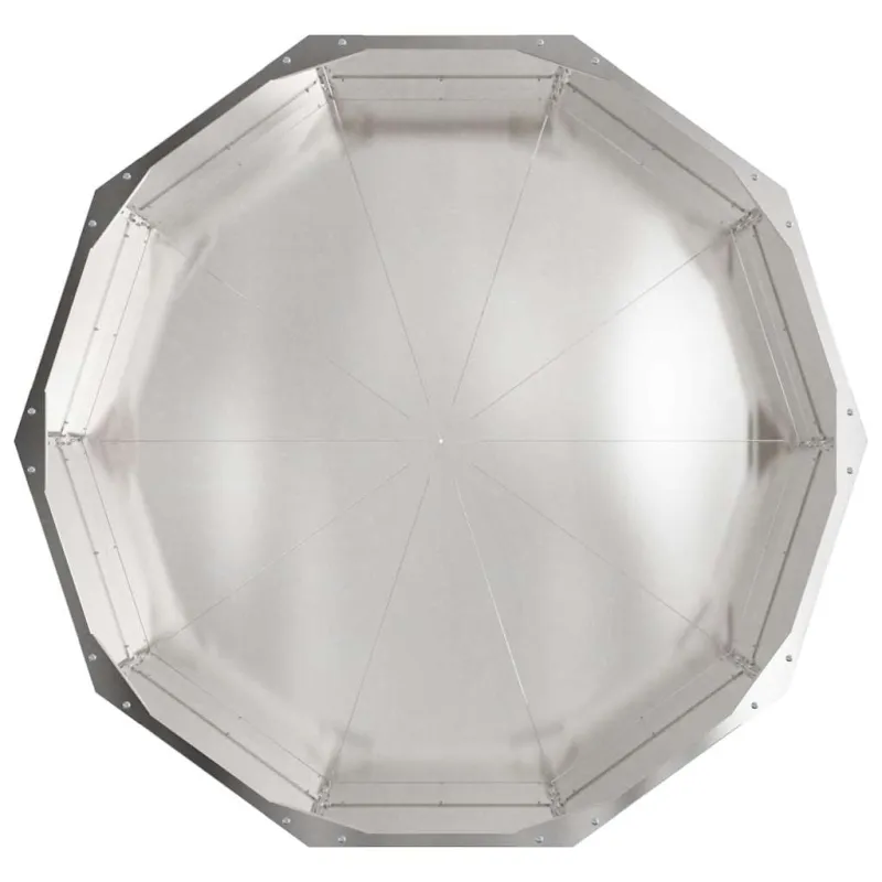Lovelis Sidabro 90 x 90 x 35 cm Nerūdijantis Plienas