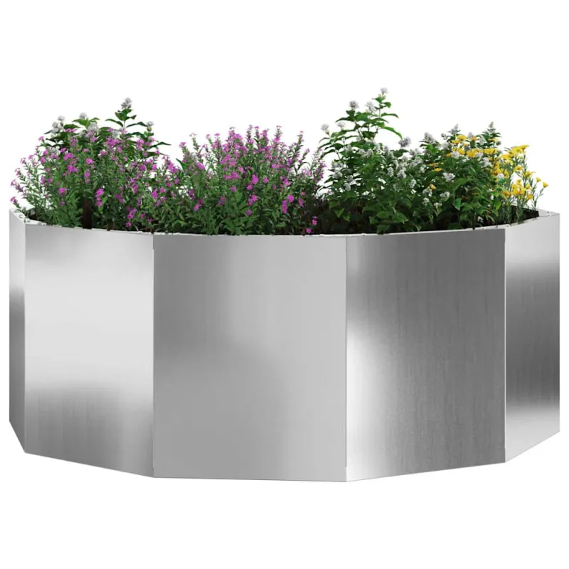 Lovelis Sidabro 90 x 90 x 35 cm Cinkuota plienas