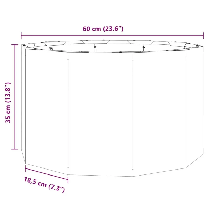 Lovelis Balta 60 x 60 x 35 cm Plienas