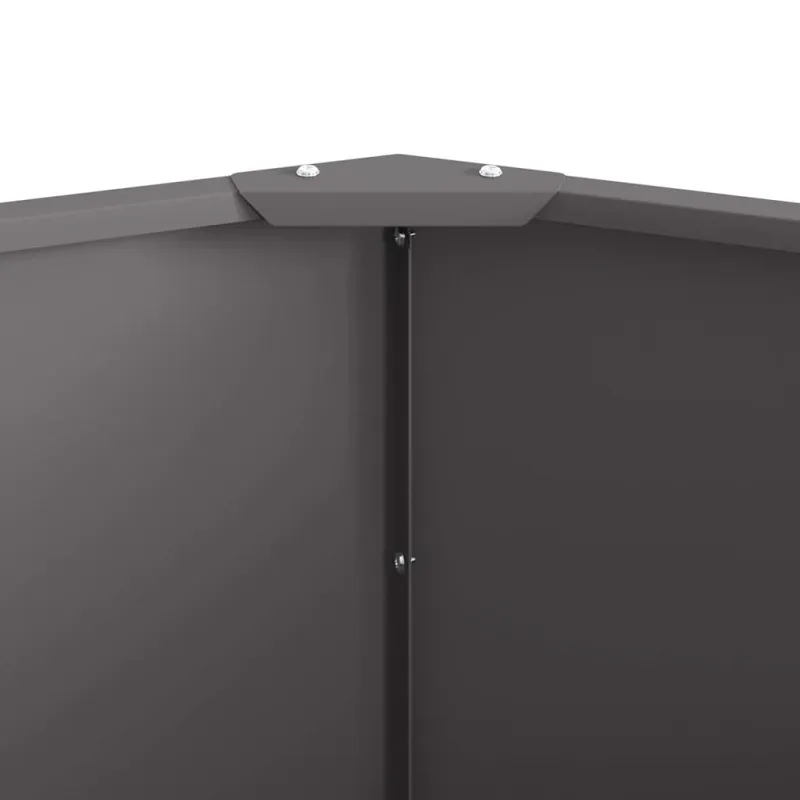 Lovelis Juoda 120 x 120 x 50 cm Plienas