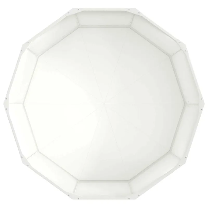 Lovelis Balta 120 x 120 x 50 cm Plienas