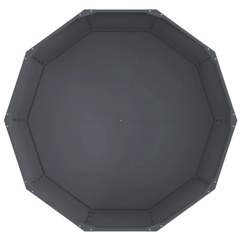 Lovelis Antracitas 120 x 120 x 50 cm Plienas