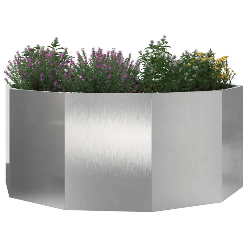 Lovelis Sidabro 120 x 120 x 50 cm Nerūdijantis Plienas