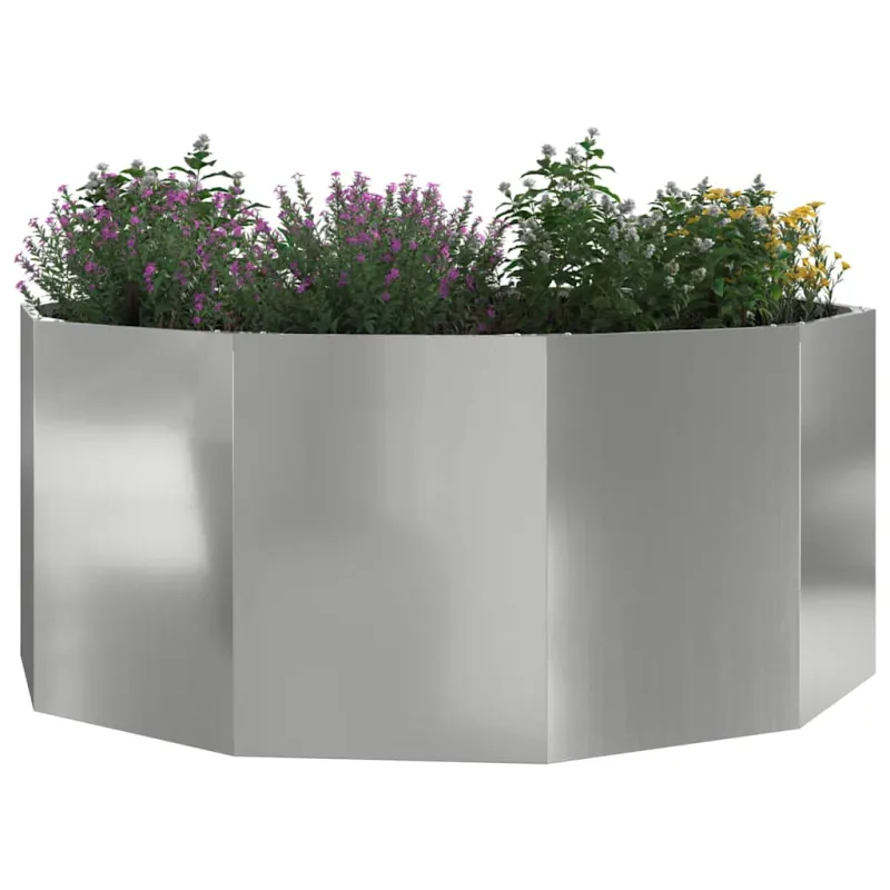 Lovelis Sidabro 120 x 120 x 50 cm Cinkuota plienas