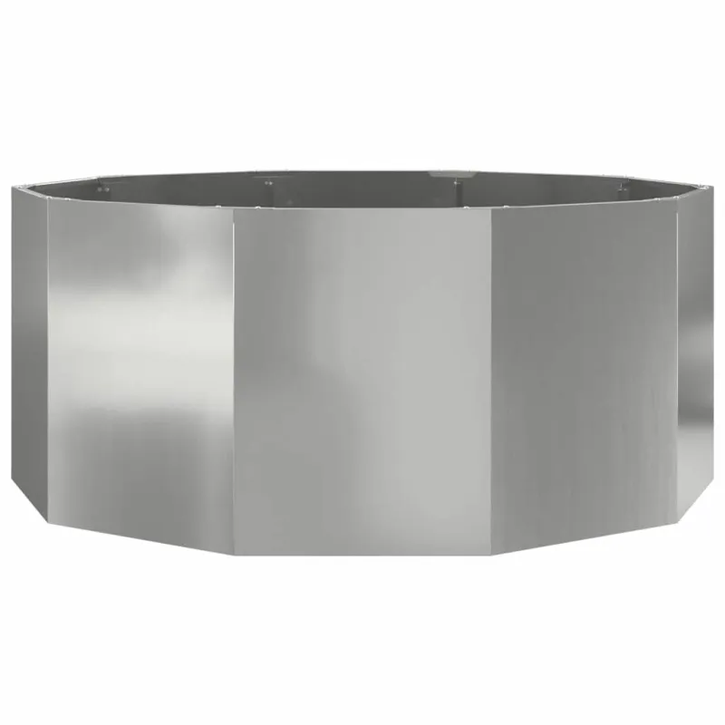 Lovelis Sidabro 120 x 120 x 50 cm Cinkuota plienas
