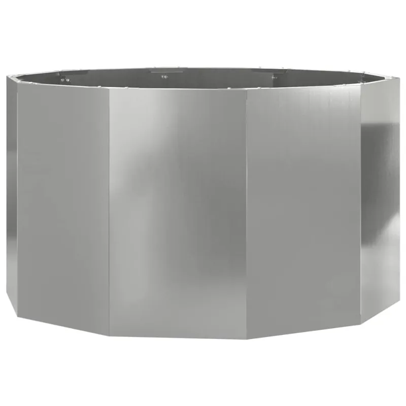 Lovelis Sidabro 90 x 90 x 50 cm Cinkuota plienas