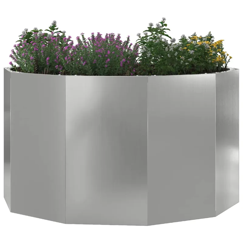 Lovelis Sidabro 90 x 90 x 50 cm Cinkuota plienas