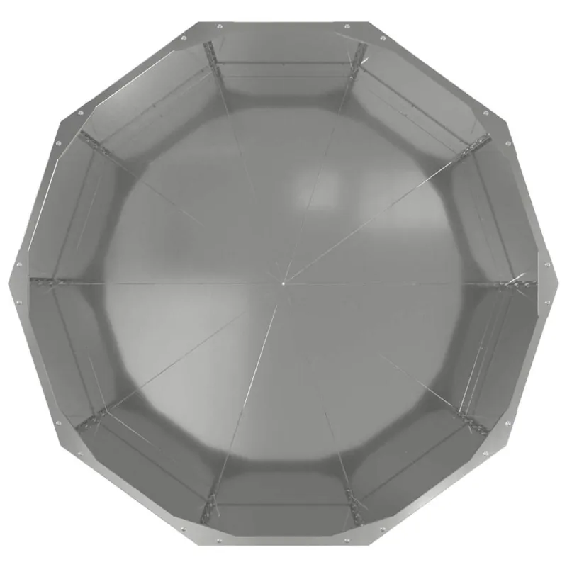 Lovelis Sidabro 90 x 90 x 50 cm Cinkuota plienas