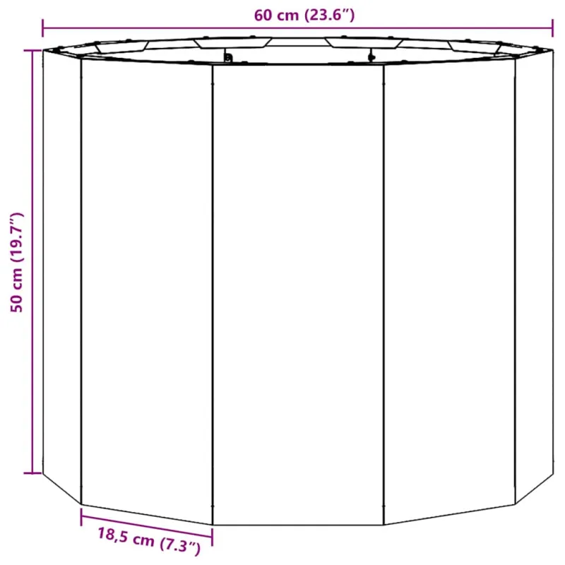 Lovelis Balta 60 x 60 x 50 cm Plienas