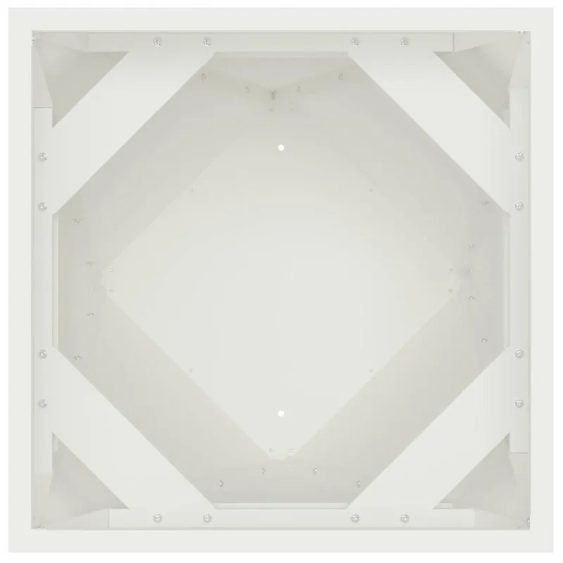 Lovelis Balta 30 x 30 x 75 cm Plienas