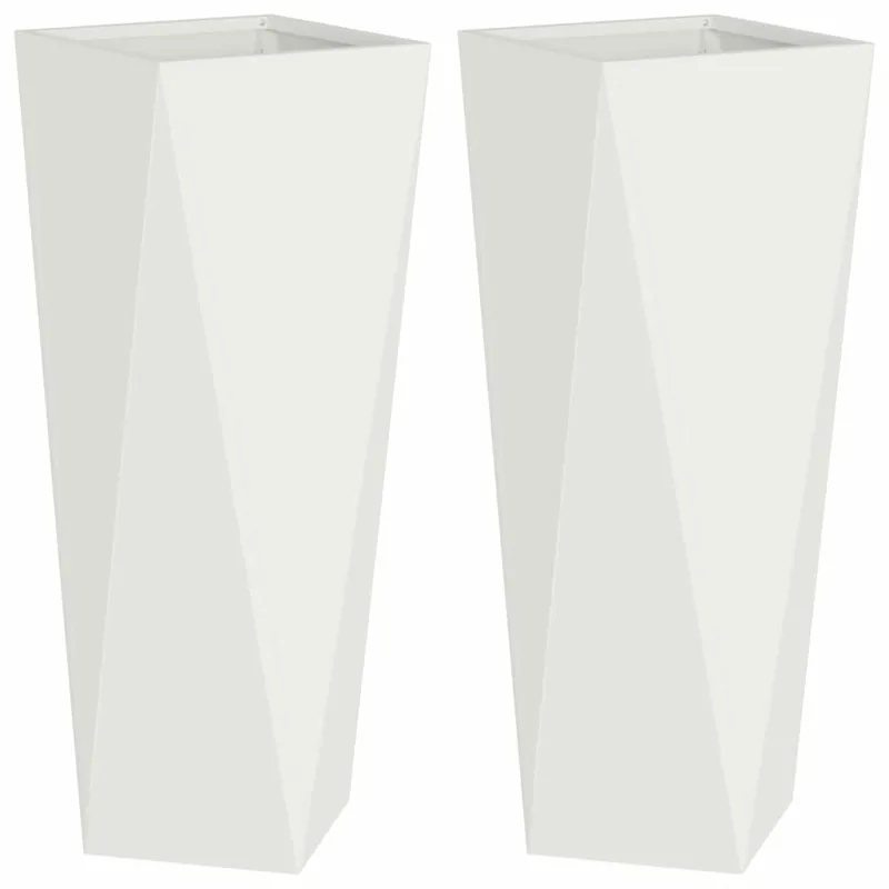 Lovelis 2 pcs Balta 30 x 30 x 75 cm Plienas