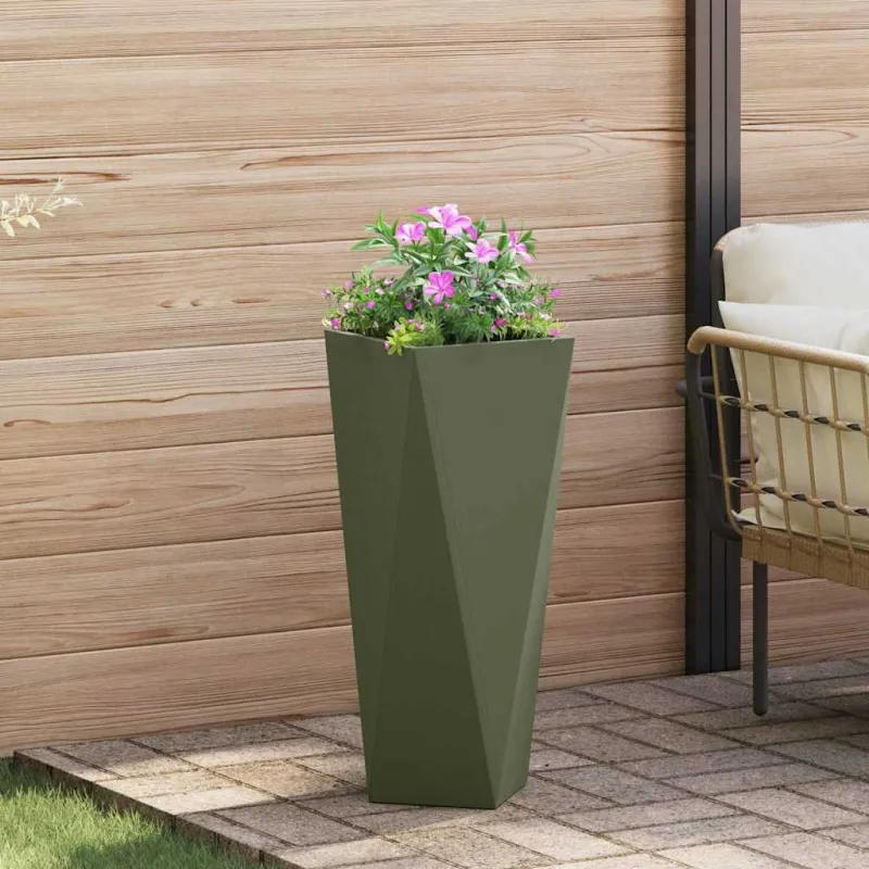 Lovelis 2 pcs Alyvuogių žalia 30 x 30 x 75 cm Plienas