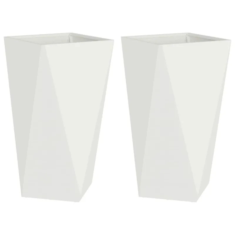 Lovelis 2 pcs Balta 40 x 40 x 75 cm Plienas