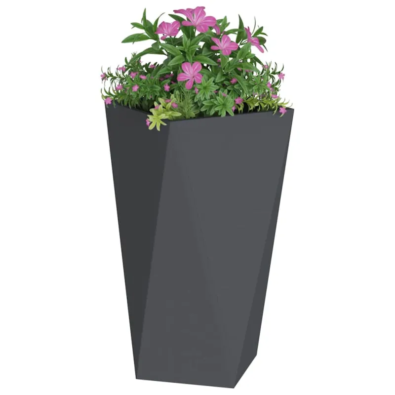 Lovelis 2 pcs Antracitas 40 x 40 x 75 cm Plienas