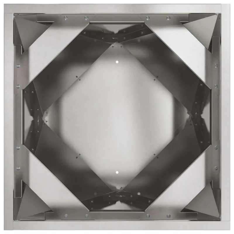 Lovelis 2 pcs Sidabro 40 x 40 x 75 cm Nerūdijantis Plienas