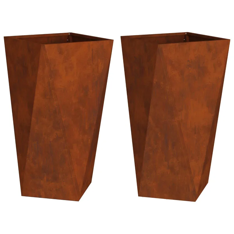 Lovelis 2 pcs Rūdijanti 40 x 40 x 75 cm
