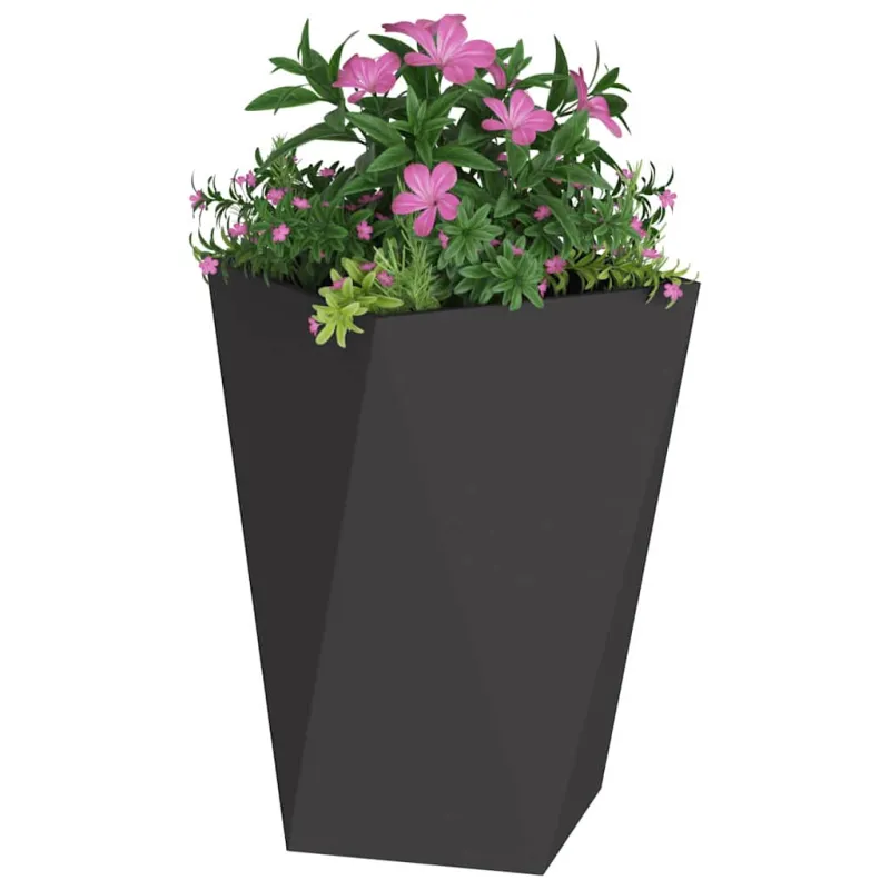 Lovelis 2 pcs Juoda 50 x 50 x 75 cm Plienas