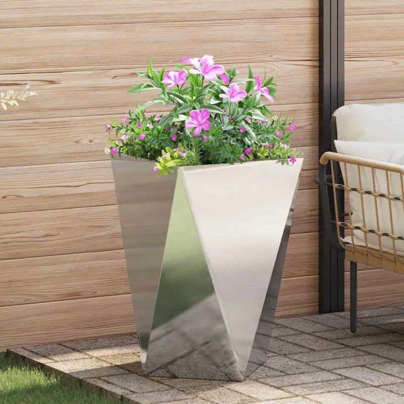 Lovelis 2 pcs Sidabro 50 x 50 x 75 cm Nerūdijantis Plienas