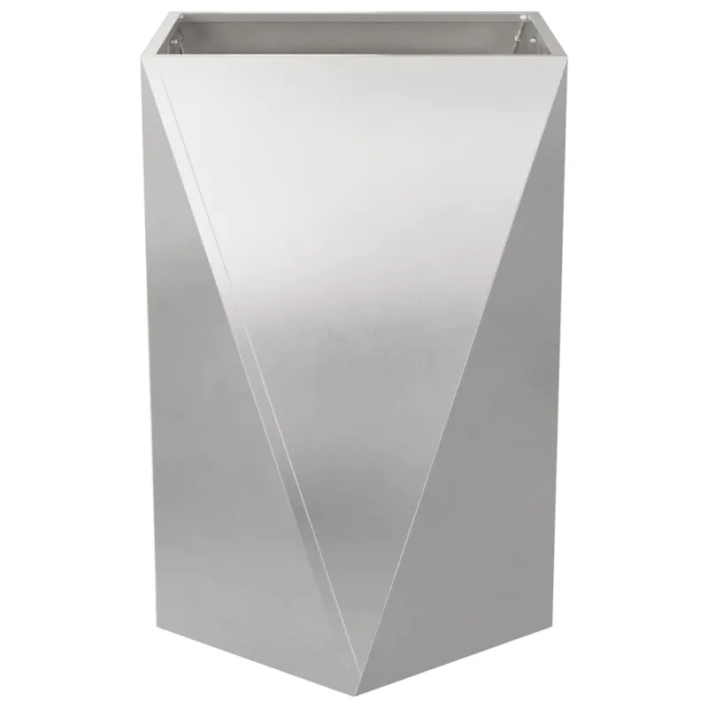 Lovelis 2 pcs Sidabro 50 x 50 x 75 cm Nerūdijantis Plienas