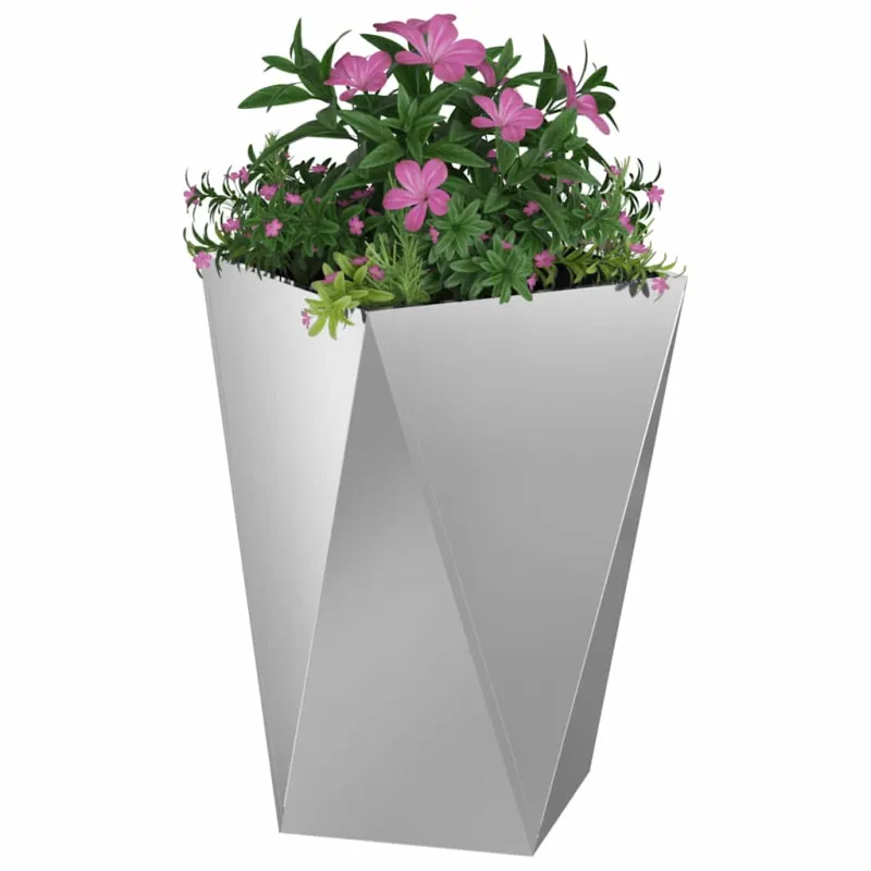 Lovelis 2 pcs Sidabro 50 x 50 x 75 cm Cinkuota plienas