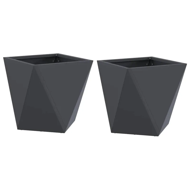 Lovelis 2 pcs Antracitas 30 x 30 x 30 cm Plienas