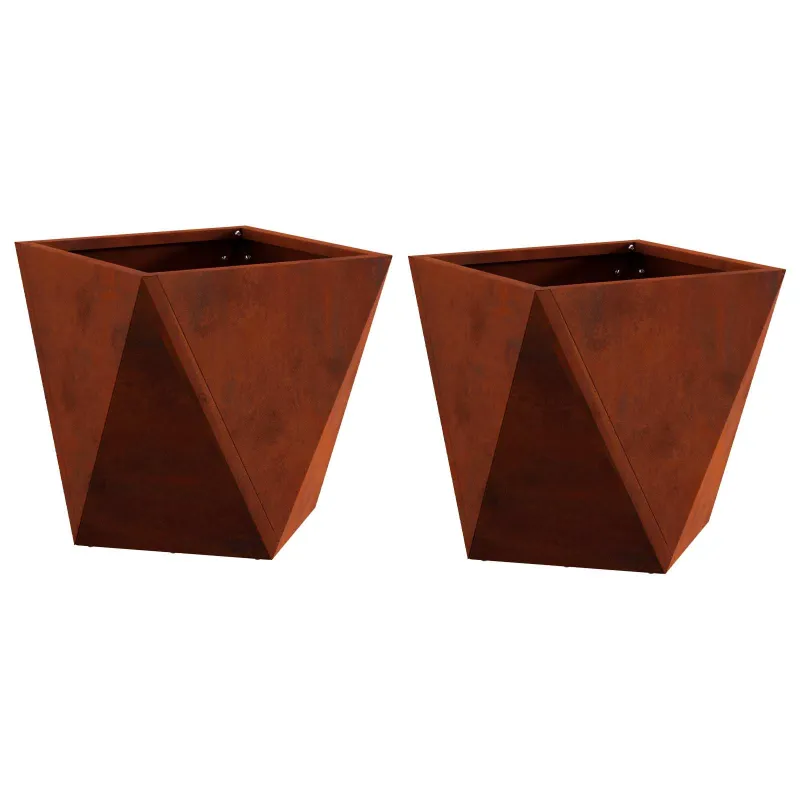 Lovelis 2 pcs Rūdijanti 30 x 30 x 30 cm