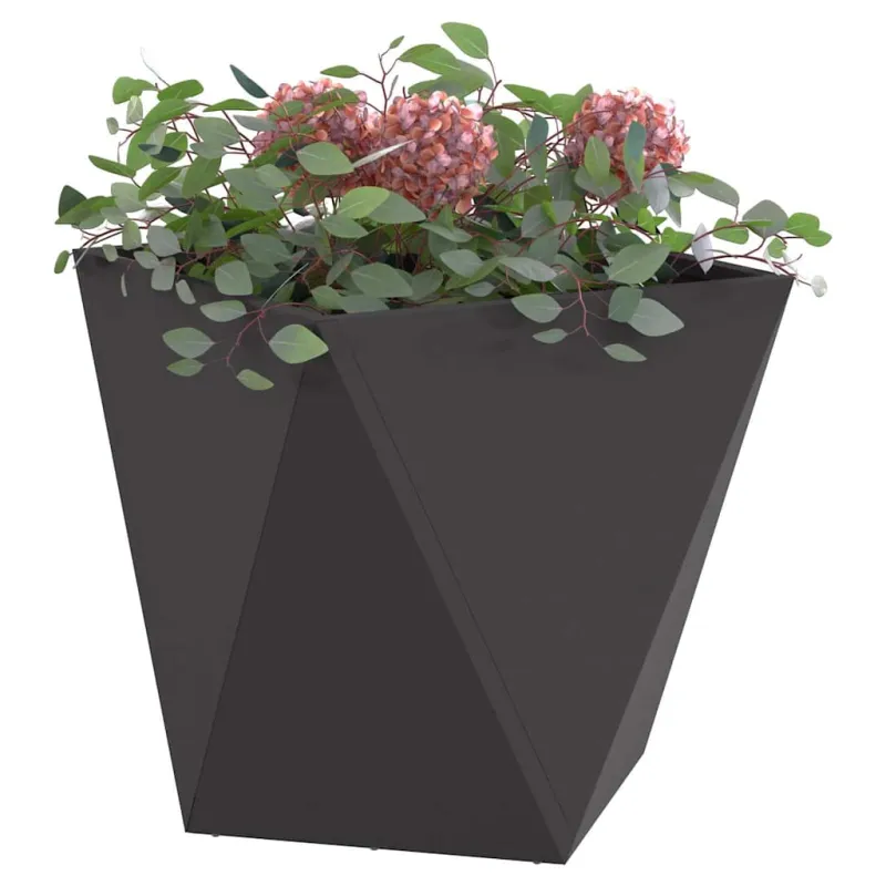 Lovelis 2 pcs Juoda 40 x 40 x 40 cm Plienas