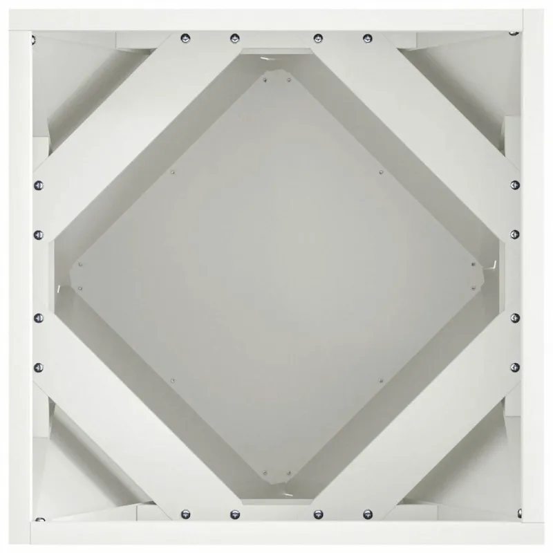 Lovelis 2 pcs Balta 40 x 40 x 40 cm Plienas